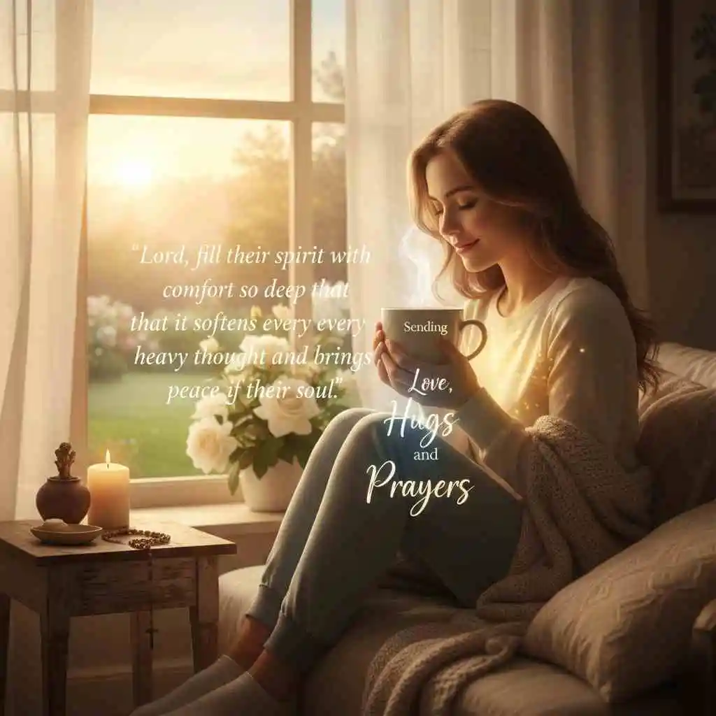 Prayer for Comfort Sending Love Hugs and Prayers