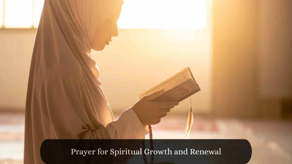 Prayer for Spiritual Growth and Renewal
