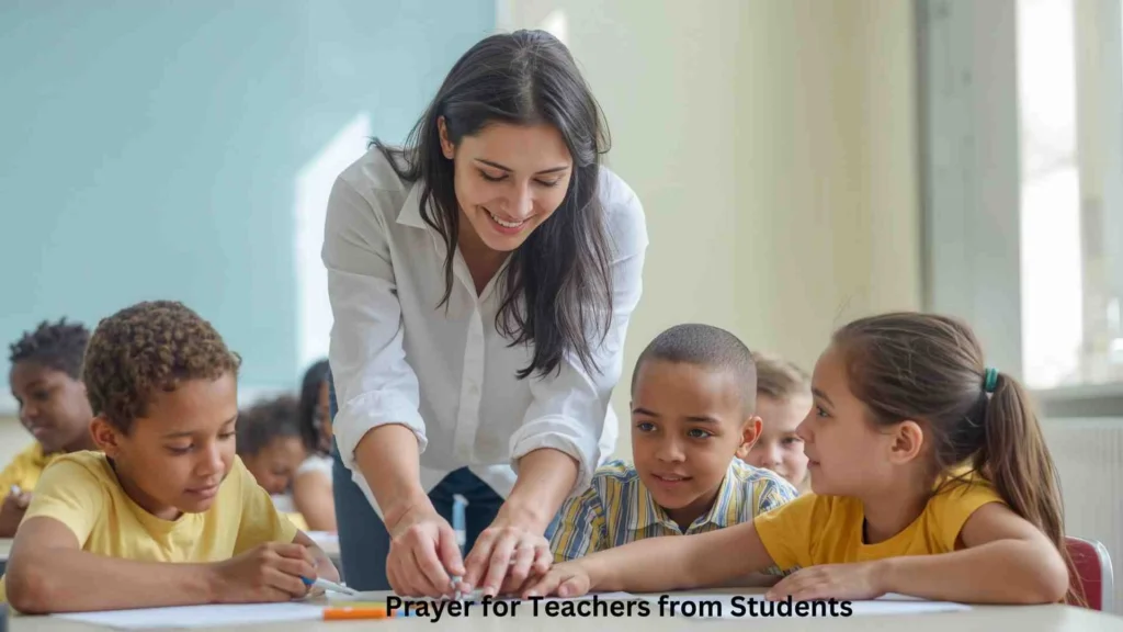 Prayer for Teachers from Students