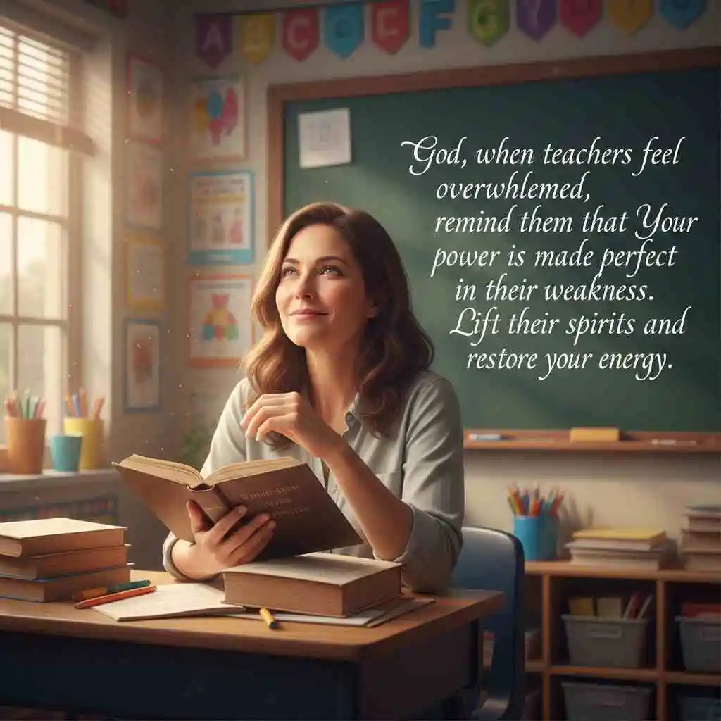 Prayer for Teachers' Strength and Patience