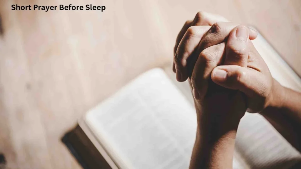 Short Prayer Before Sleep
