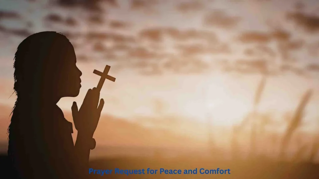 Prayer Request for Peace and Comfort