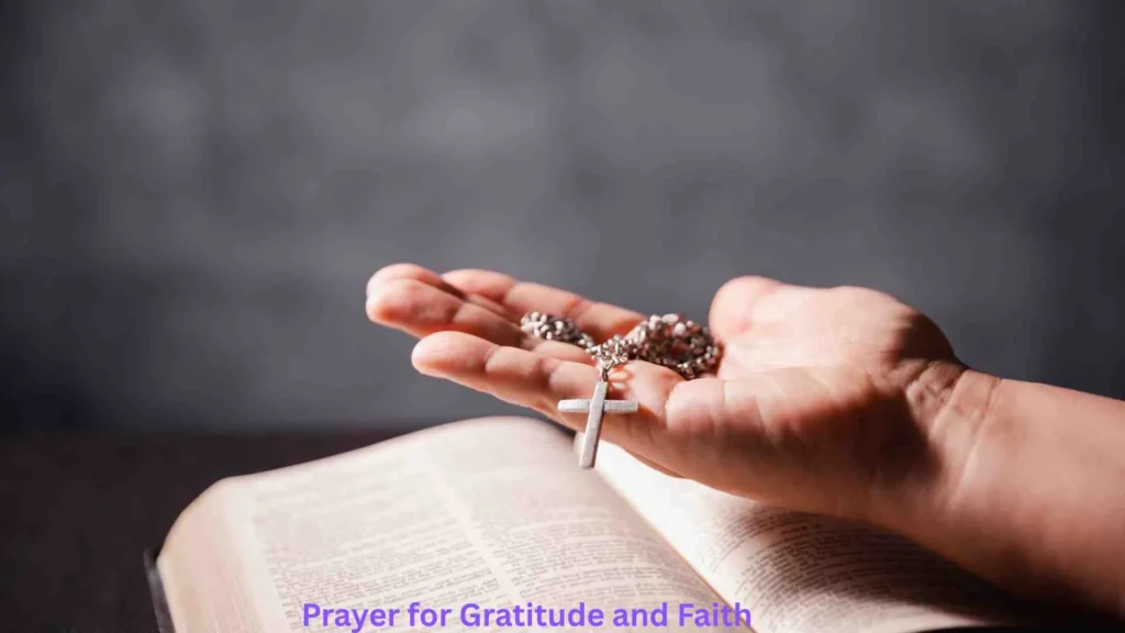 Prayer for Gratitude and Faith