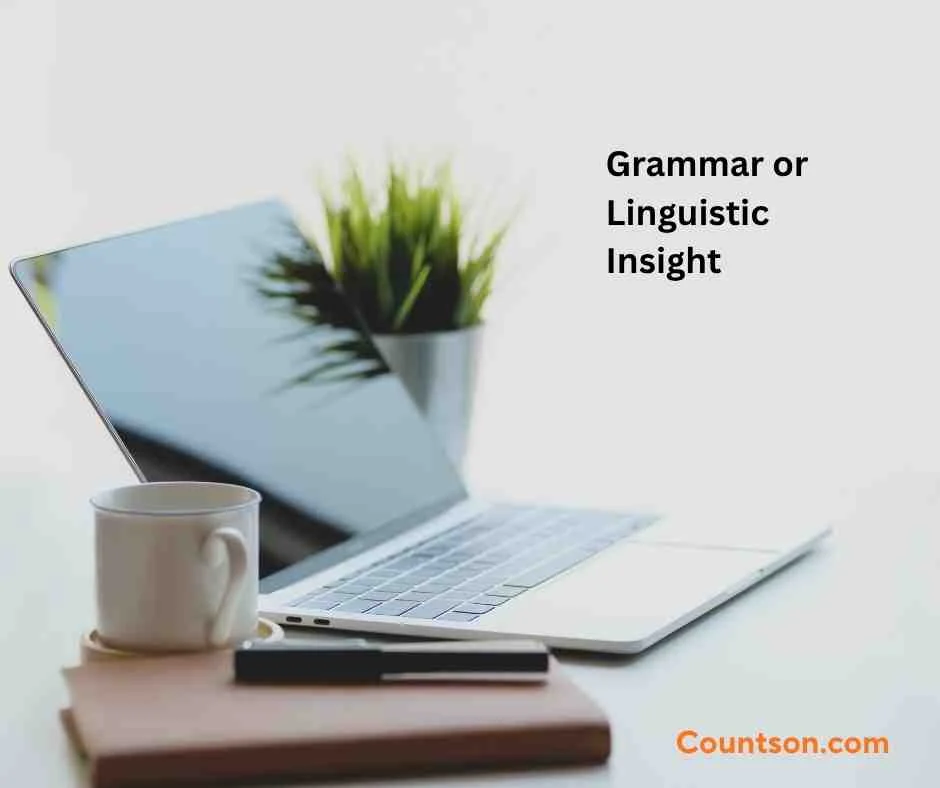 Grammar or Linguistic Insight