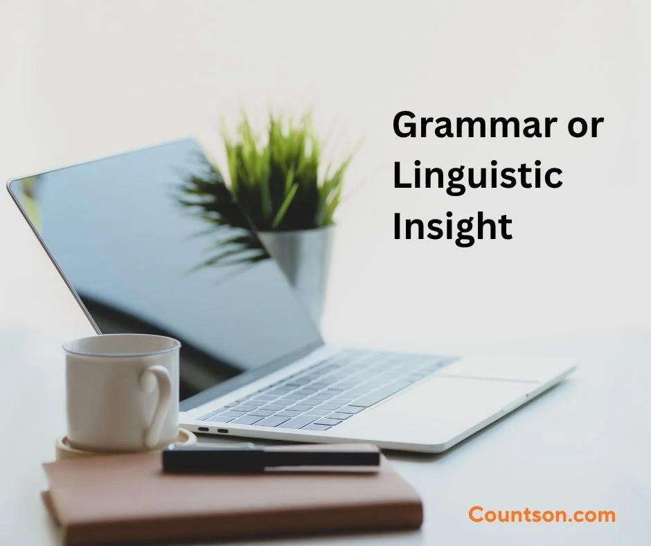 Grammar or Linguistic Insight