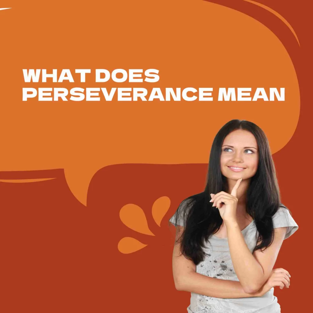 What Does Perseverance Mean
