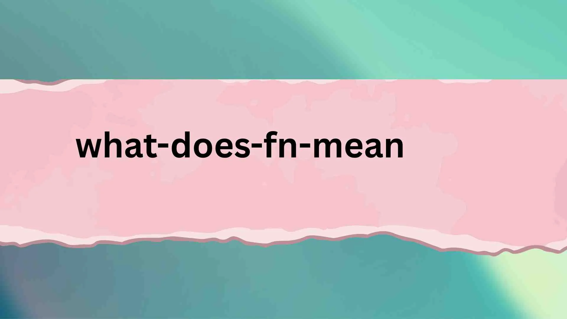 What Does FN Mean